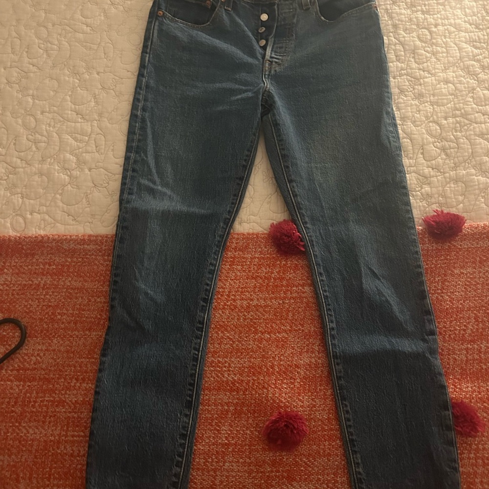 Levi's High Rise Dark Blue Women's Jeans